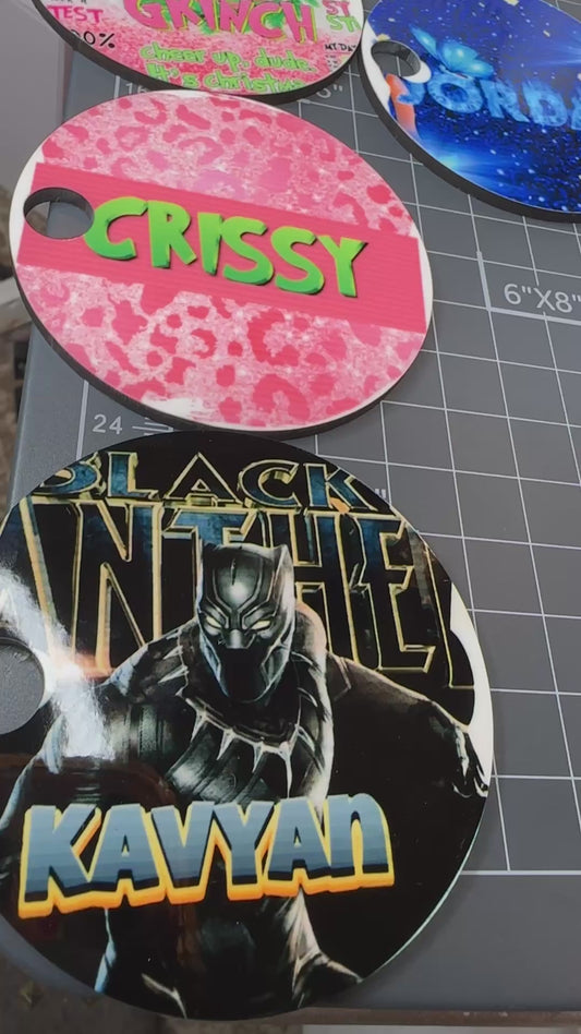 Customized Name Straw Topper